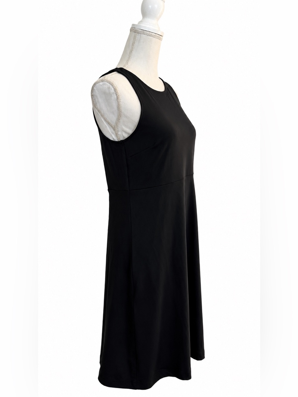 Eddie Bauer Aster Black Sleeveless Active Dress Empire Waist Size S NWT - Picture 5 of 16